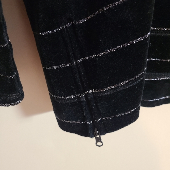 Talbots glittery velour sweatshirt - Picture 3 of 7